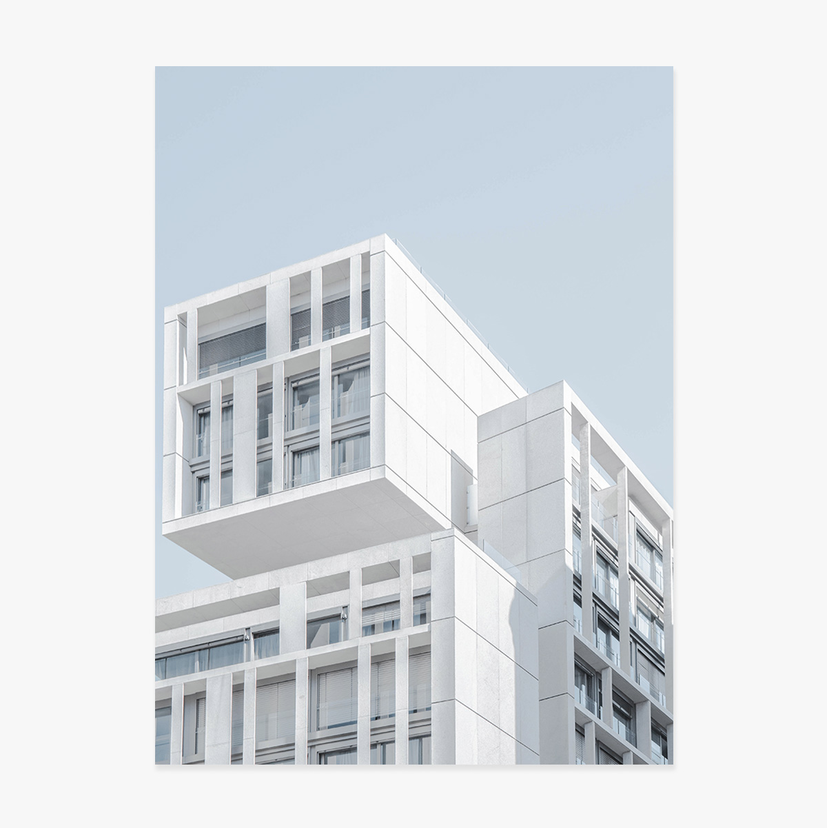 Poster „Gebäude in Madrid“