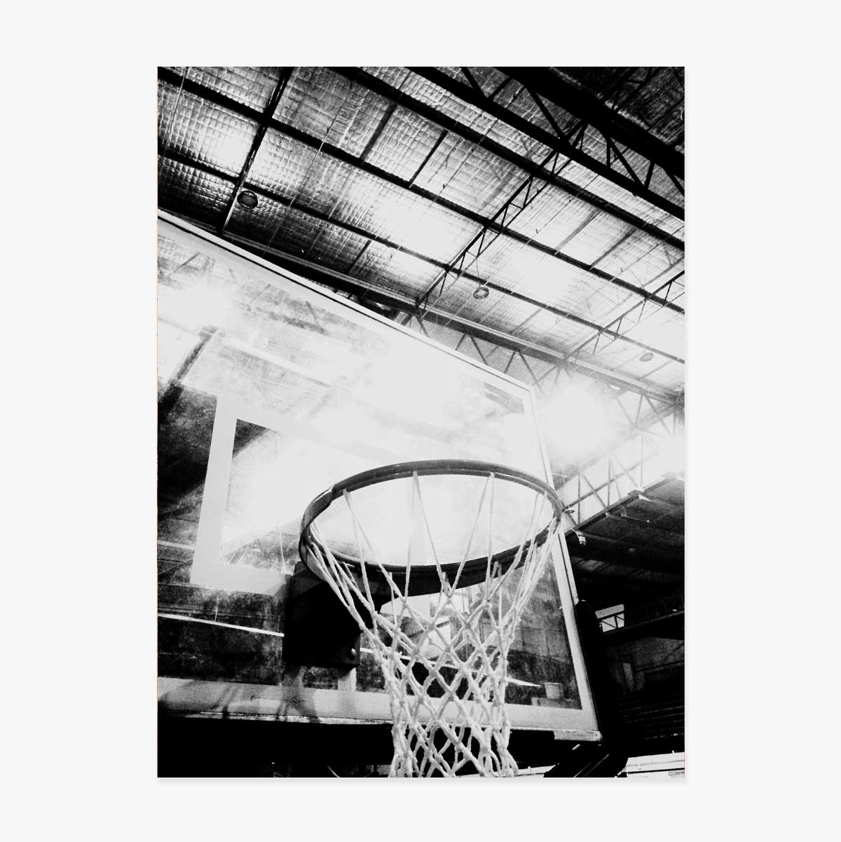 Poster „Basketballkorb“