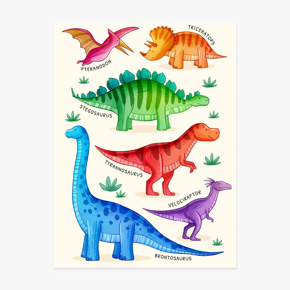 Dinosaurier-Poster
