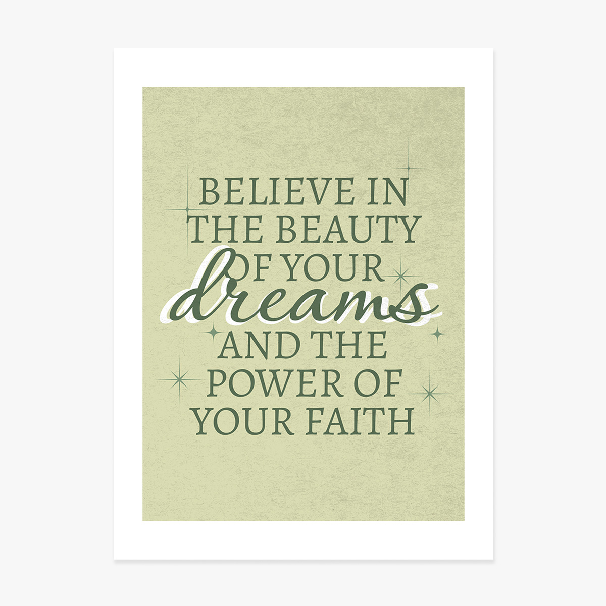 Poster „Faith“