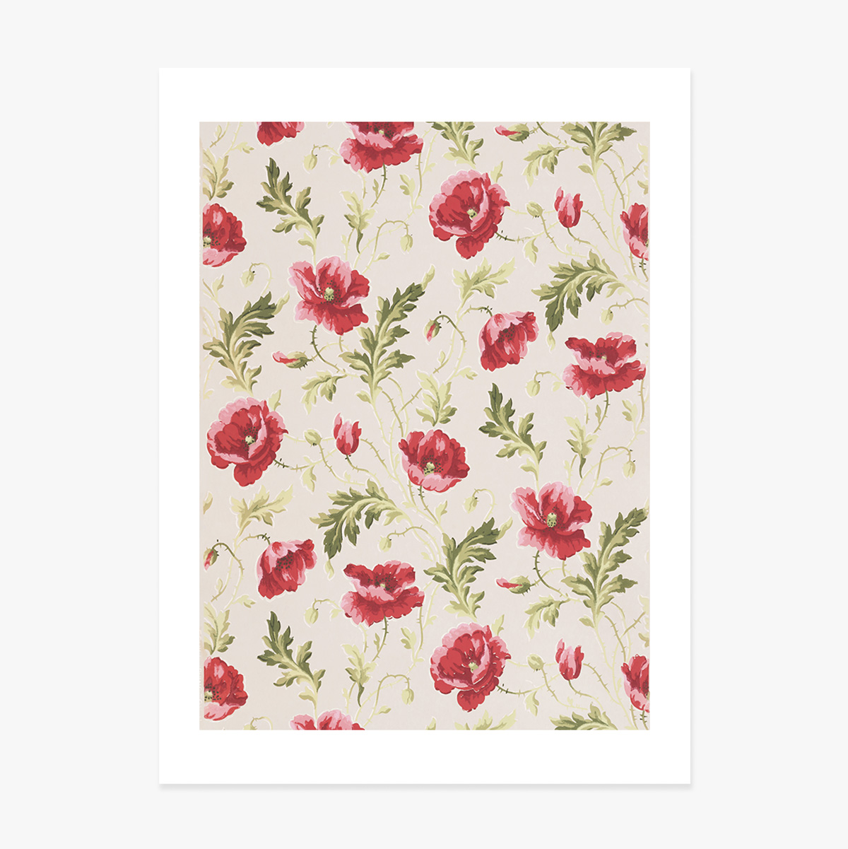 Poster „Rosa Blumen“