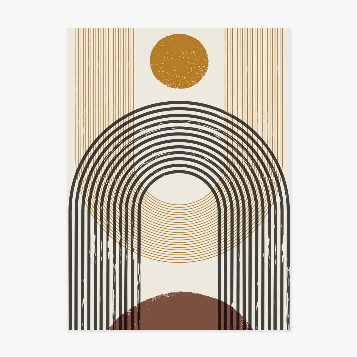 Poster „Geometrische Formen“