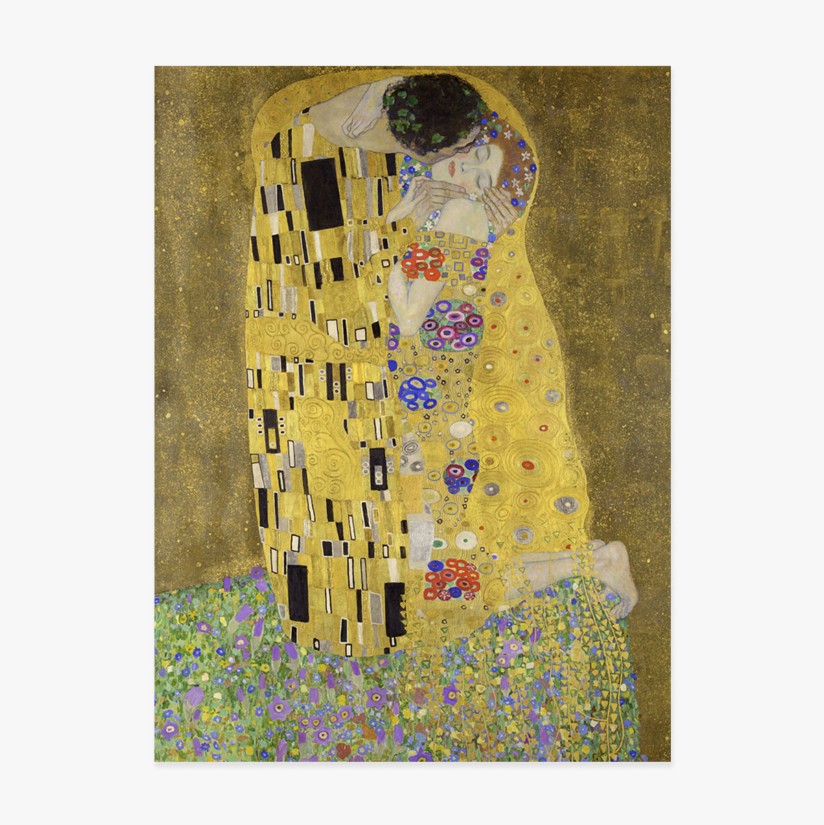Poster von Gustav Klimt, „Der Kuss“, 1908