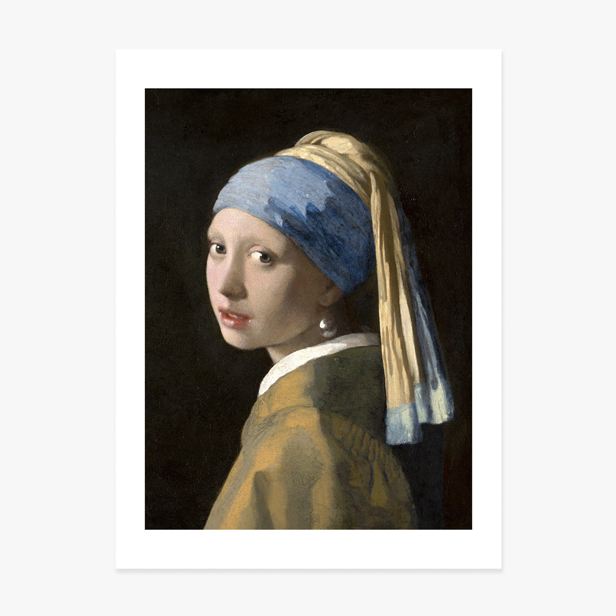 Poster: Johannes Vermeer, Das Mädchen mit dem Perlenohrring, 1665
