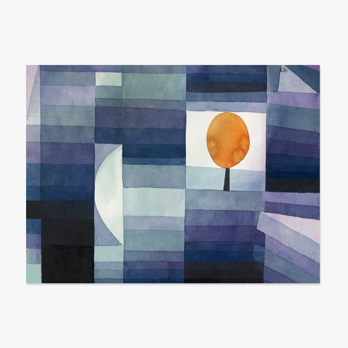 Poster im Querformat – Paul Klee – Der Frühlingsbote 1922