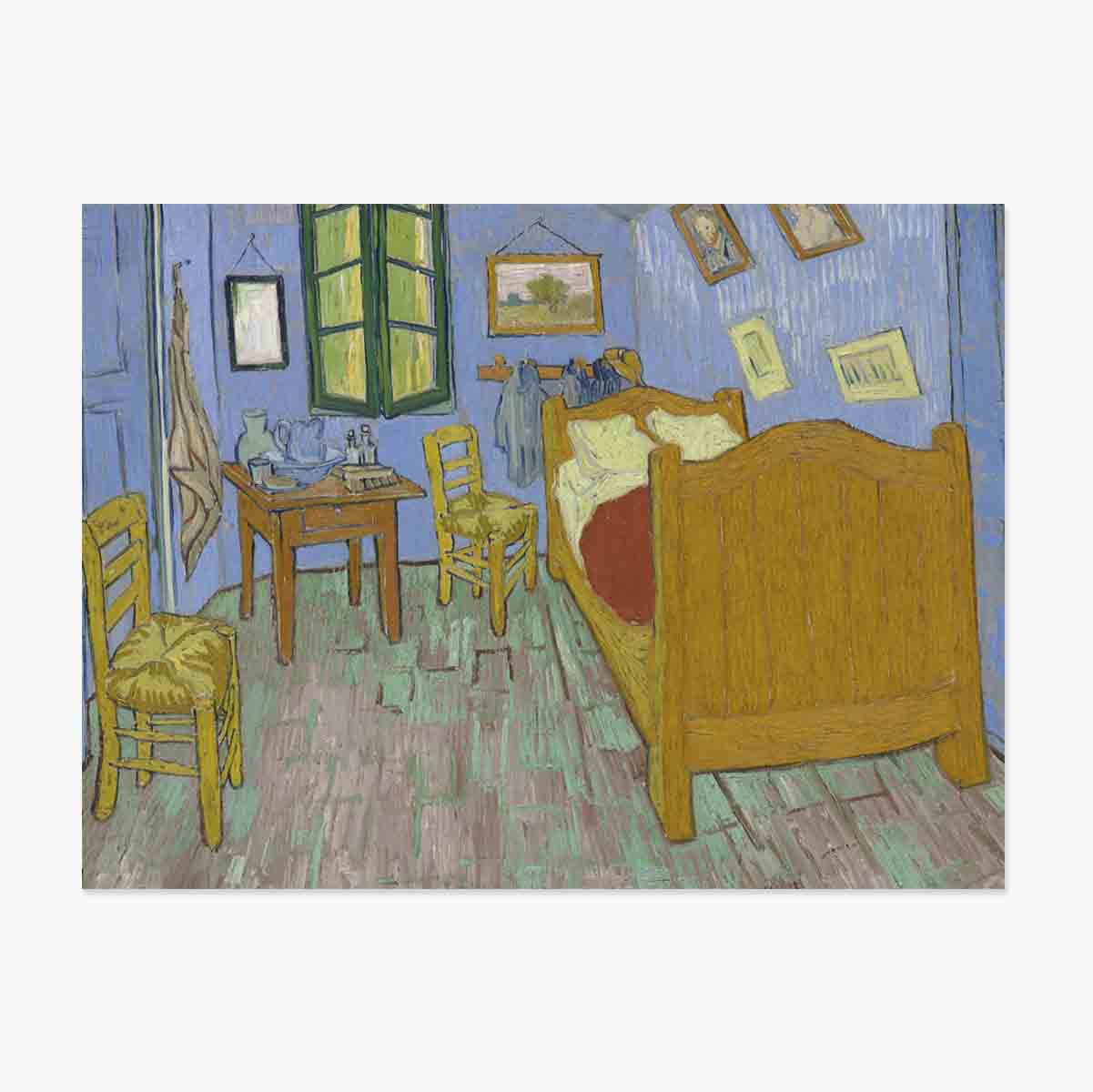 Poster im Querformat – Vincent van Gogh – Das Schlafzimmer, 1889