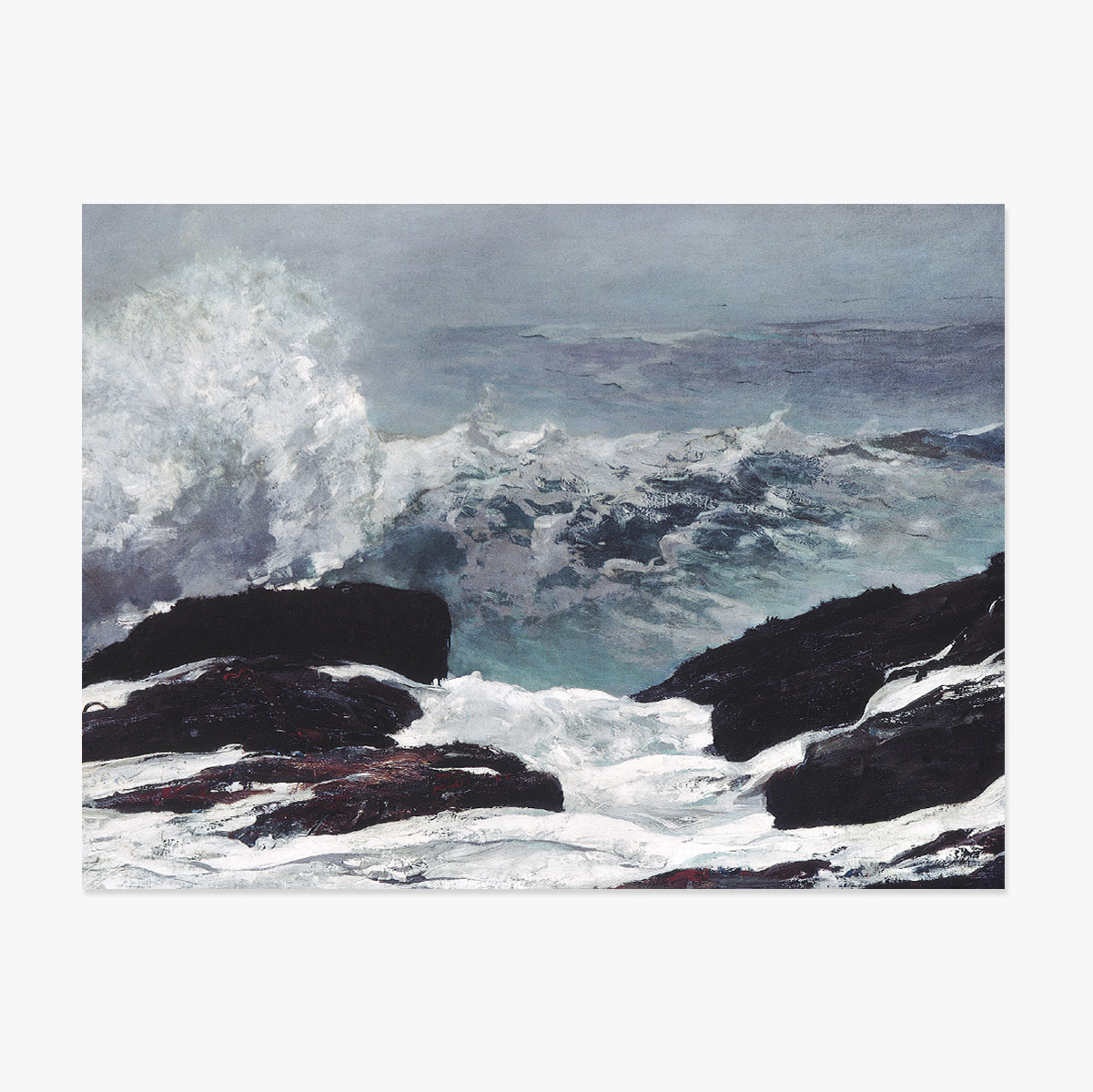 Poster im Querformat – Winslow Homer – „Northeaster“ 1895