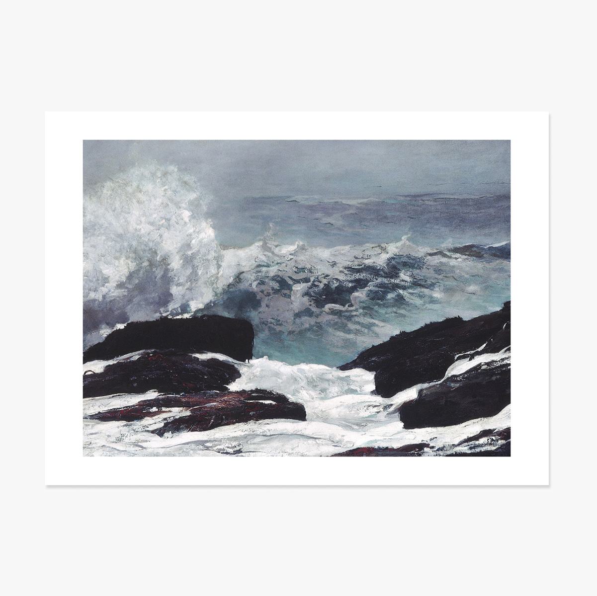 Poster im Querformat – Winslow Homer – „Northeaster“ 1895