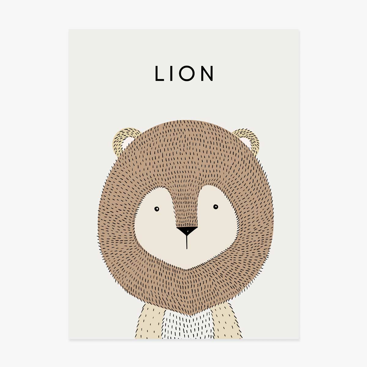 Poster „Löwe“