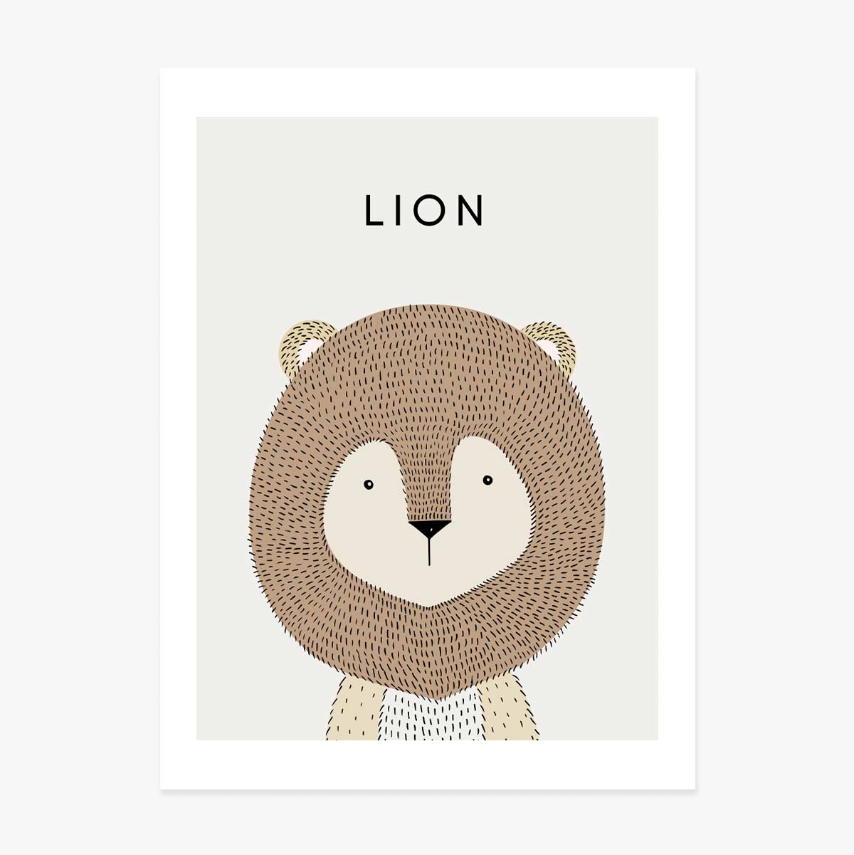 Poster „Löwe“