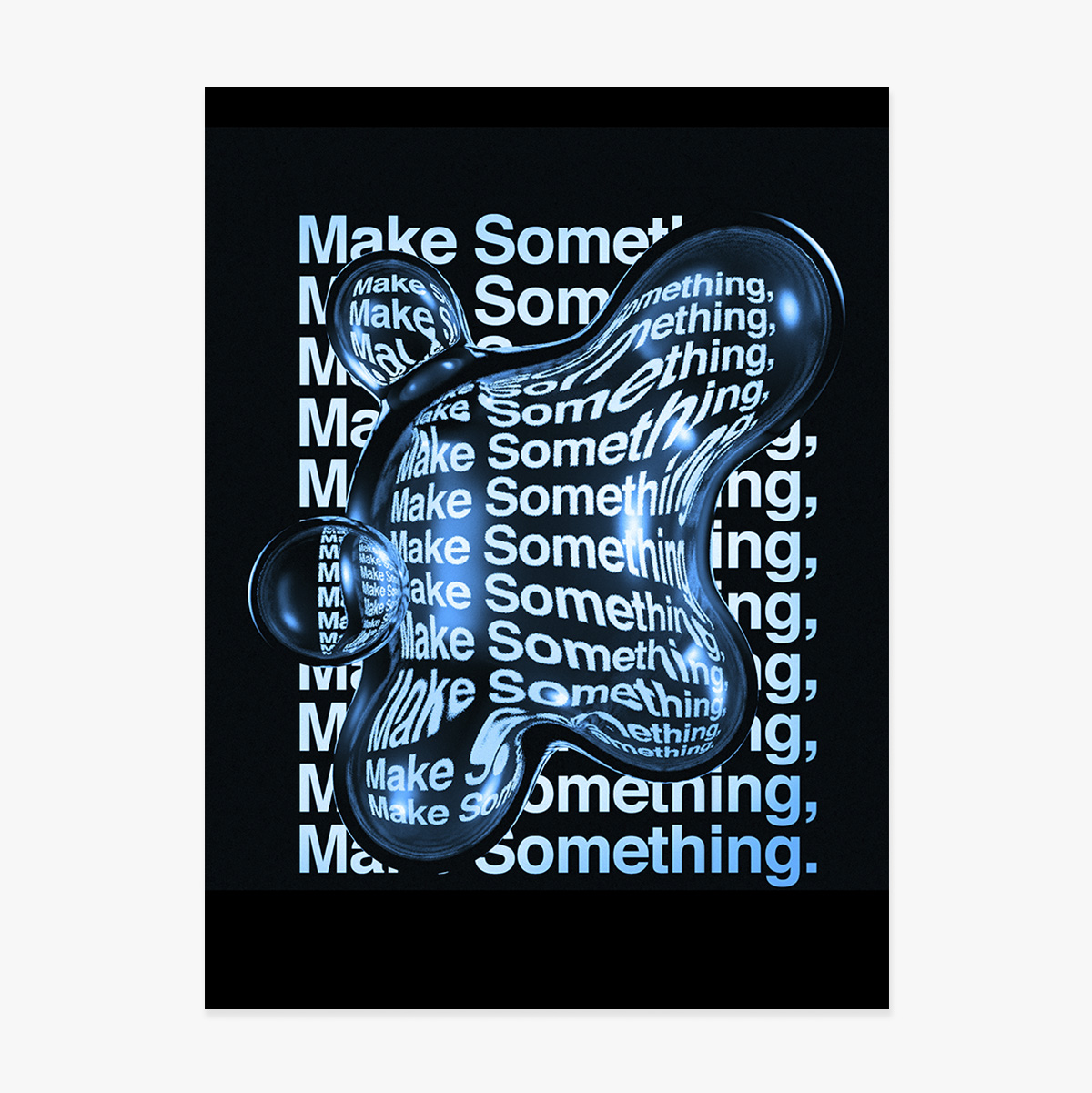 Poster „Make something“