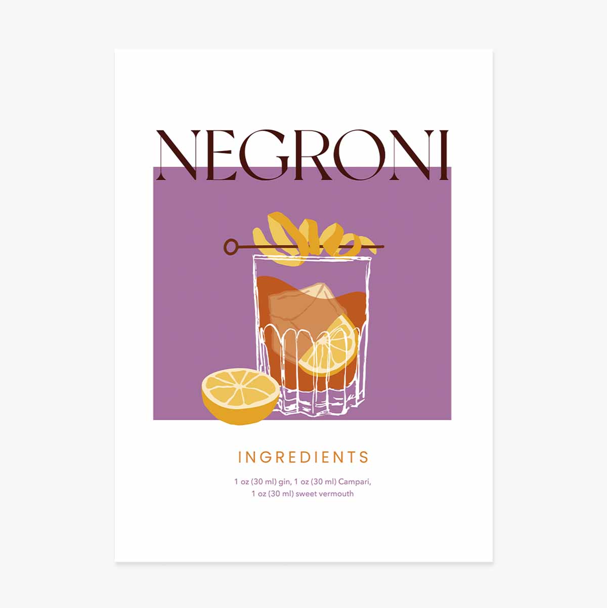 Negroni-Poster