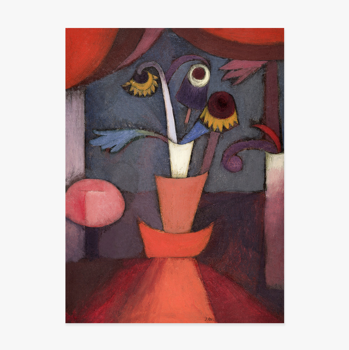 Plakat von Paul Klee, „Herbstblume“, 1922