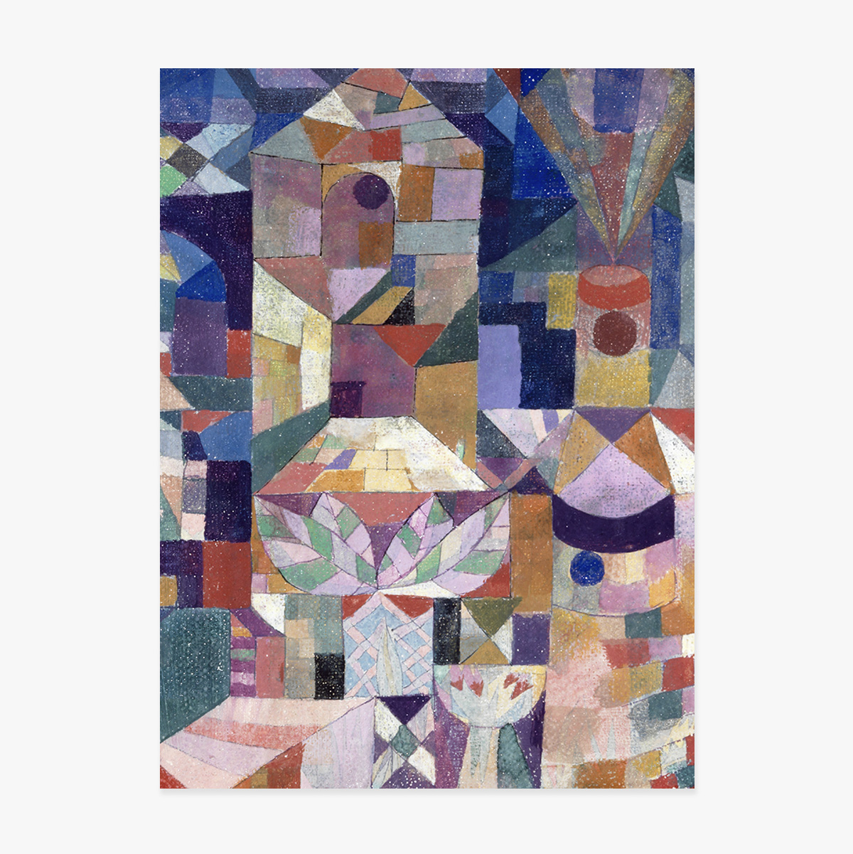 Plakat von Paul Klee, Burggarten 1919
