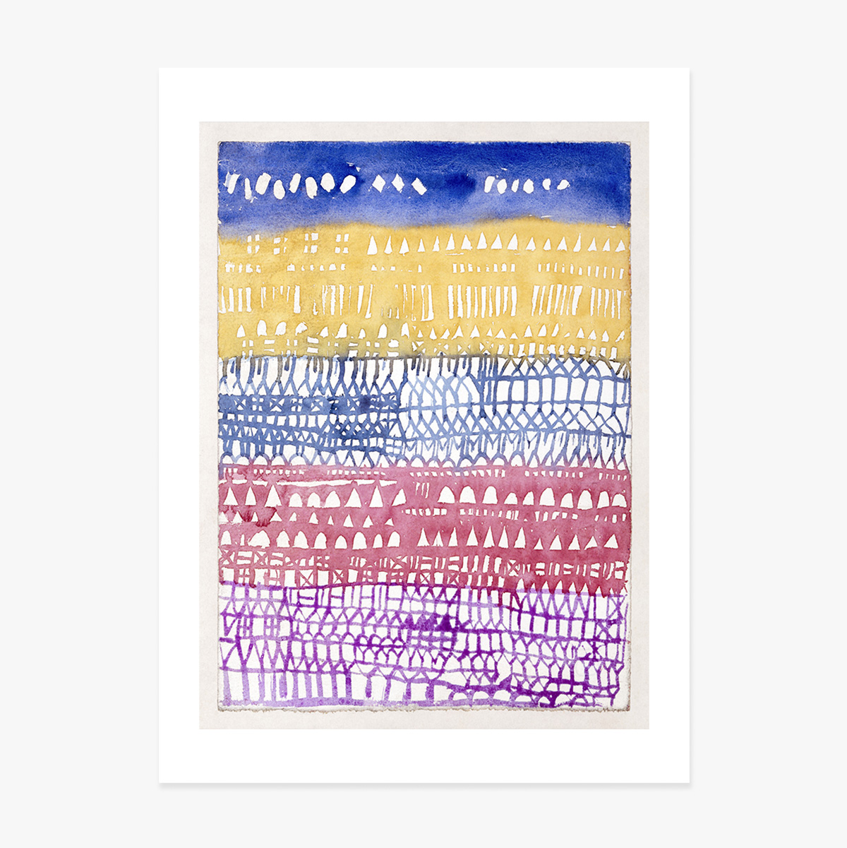 Plakat von Paul Klee, Altstadt 1928