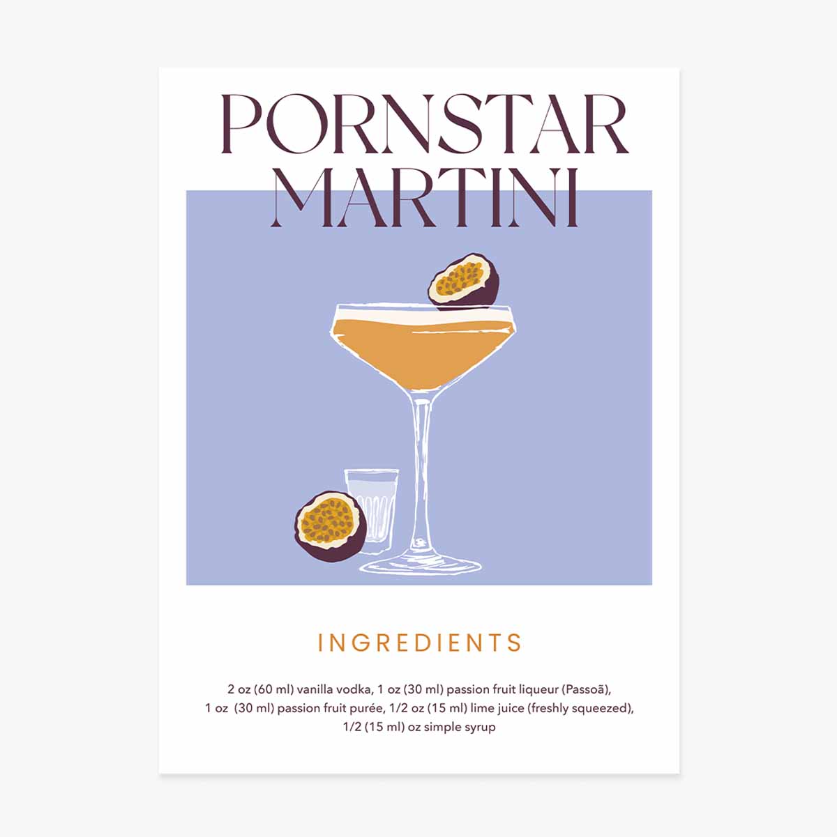 Poster „Pornstar Martini“