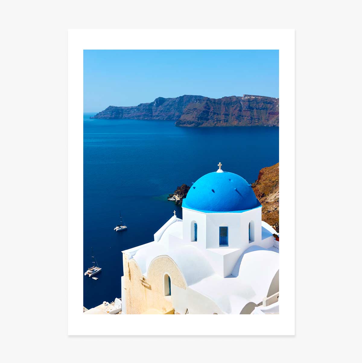 Poster von Santorini