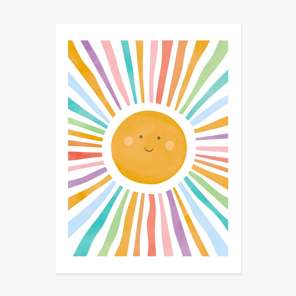 Poster „Bunte Sonne“