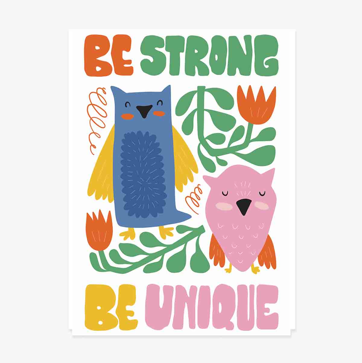 Poster „Strong & unique“