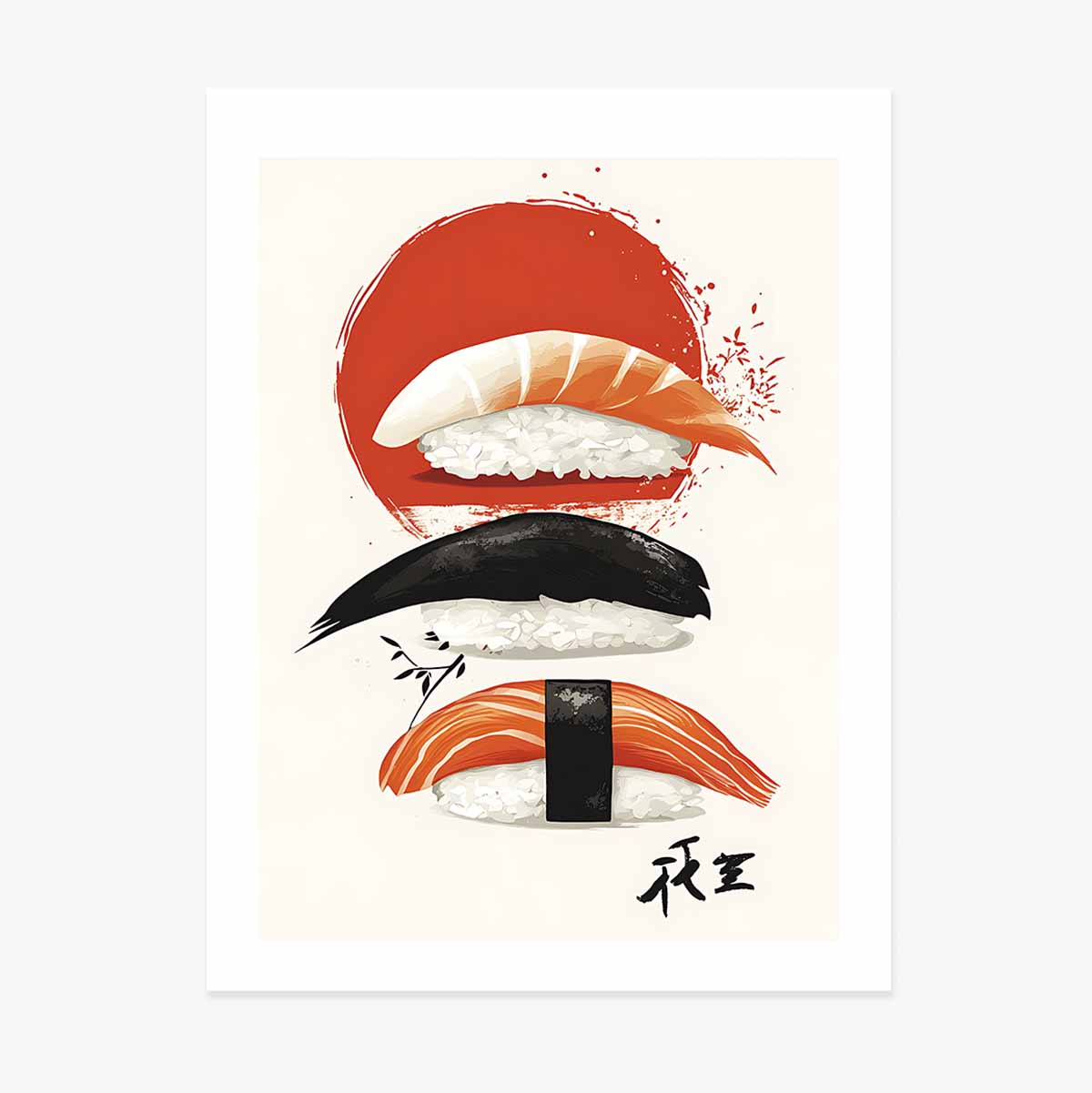 Poster „Sushi-Kunst“