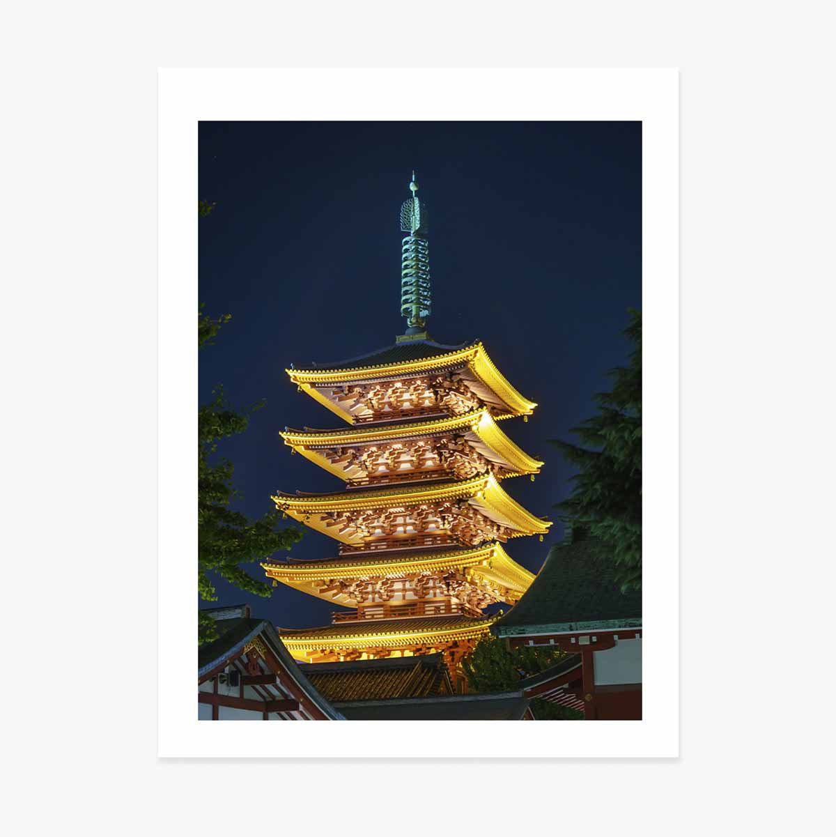 Poster: Japanischer Tempel
