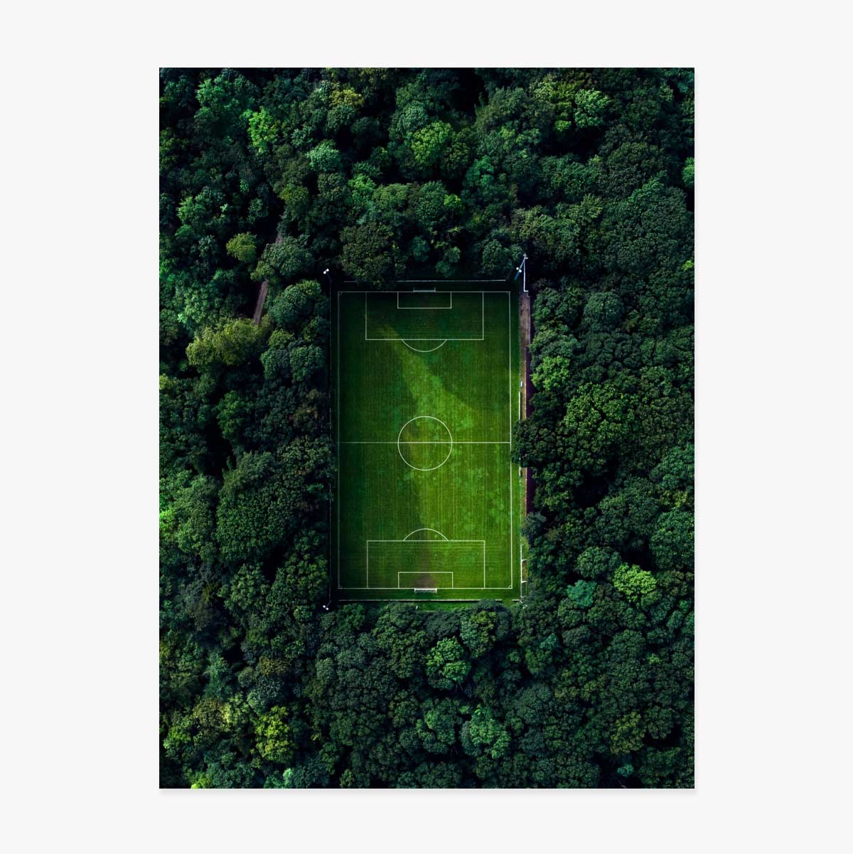 Poster „Fußballplatz“