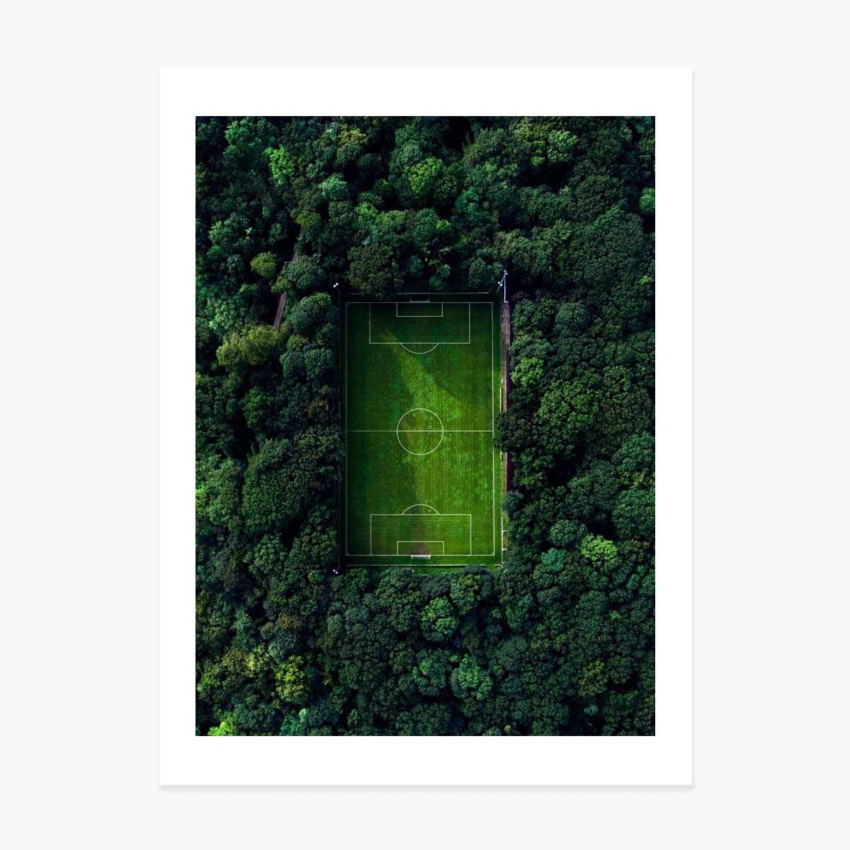 Poster „Fußballplatz“