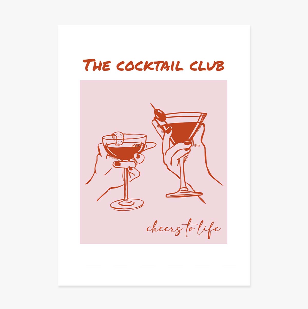 Poster „The Cocktail Club“